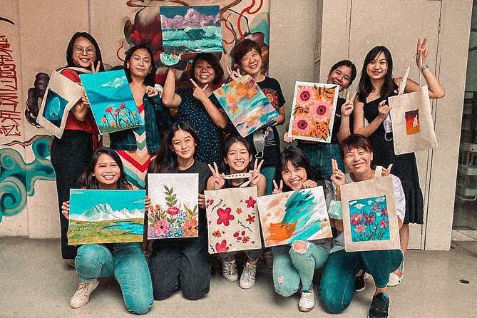 2 Hour Art Jamming Session in Singapore - Two hours of relaxed painting at Upper Thomson