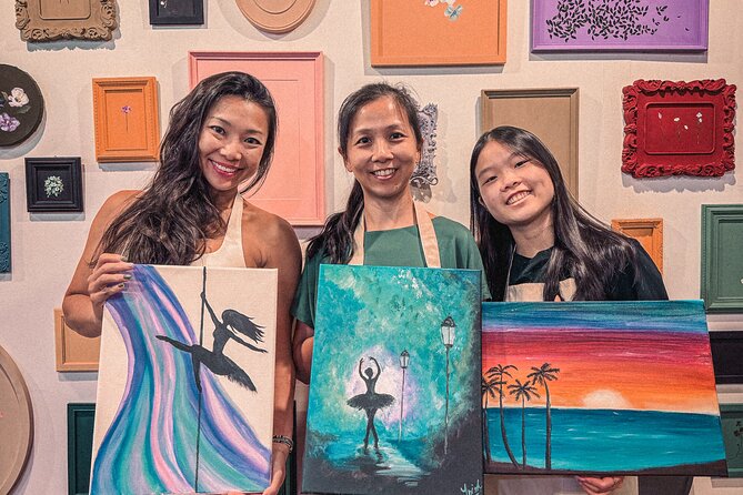 2 Hour Art Jamming Session in Singapore - Picking a painting and getting started