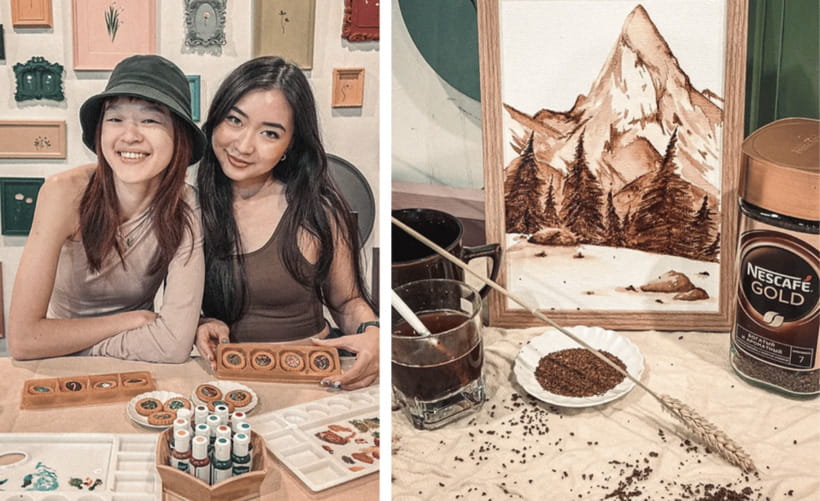 2-Hr Coffee and Biscuit Painting - Edible Paint - Small details that improve the visit