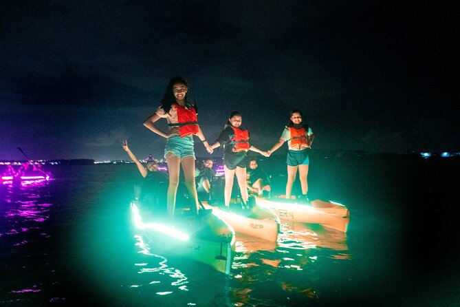 Glow Kayak Night Adventure in the Mangroves - Why glowing kayaks work so well after dark