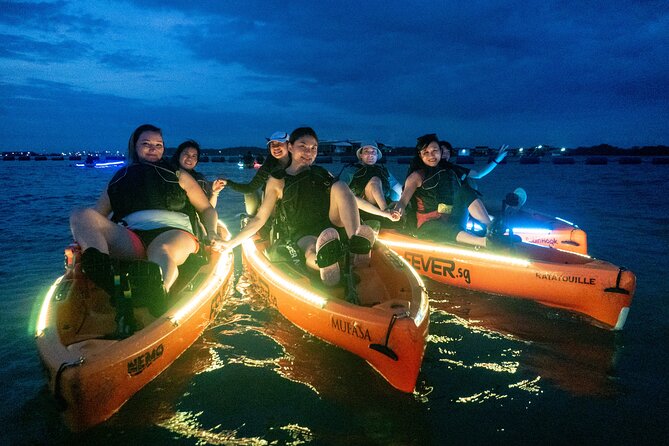 Glow Kayak Night Adventure in the Mangroves - Following the Api Api River after sunset