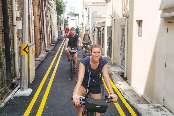 Historical Singapore Bike Tour on Full-Sized Bicycles - Funan and City Hall: modern planning beside wartime memory