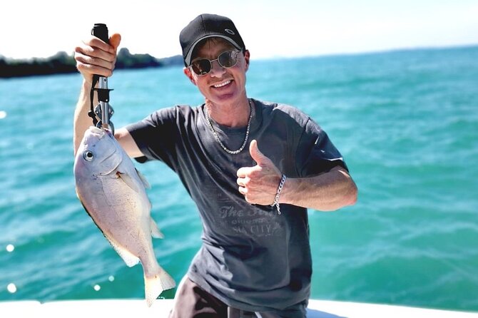 Join-in Yacht Fishing at the Southern Islands of Singapore - Lazarus Island gives the trip its first change of scene