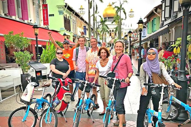Lion City Bike Tour of Singapore - Lau Pa Sat and the food side of the city