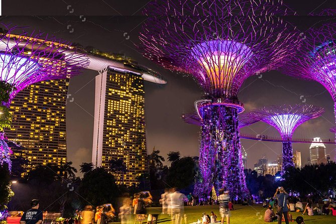 Lion City Night Out + Roundtrip Transfers - Merlion Park and the Marina Bay photo stop