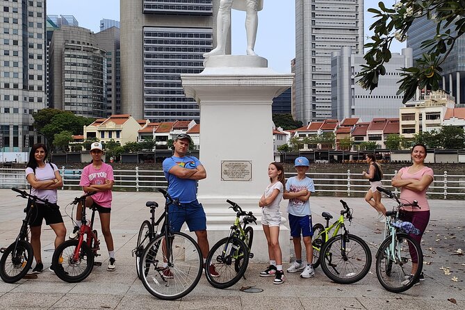 Past And Present Singapore Bike Tour - Colonial buildings in Singapore’s Civic District