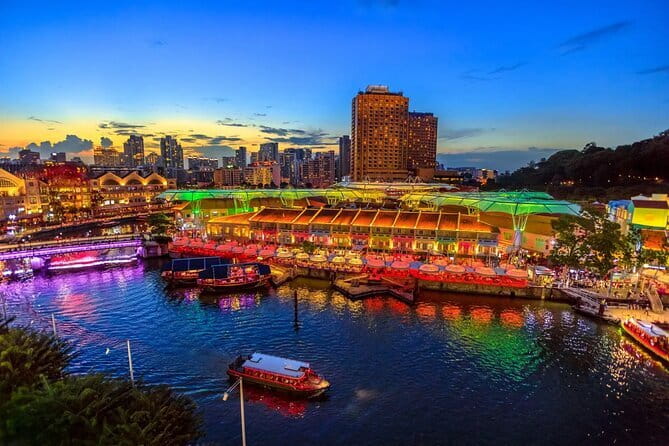 Private Singapore Night City Tour with Driver - Spectra, Marina Bay Sands in lights and water