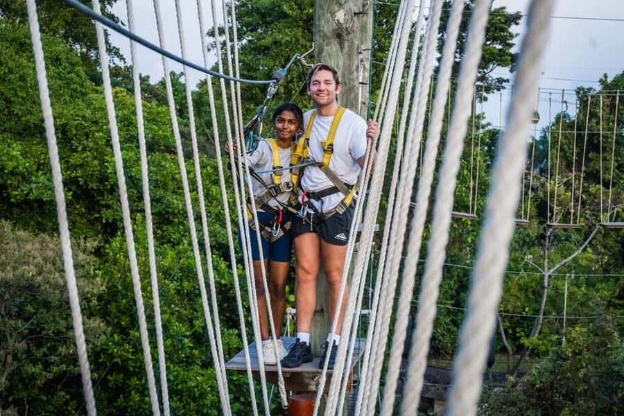 Sentosa Island: Ticket to Mega Adventure Park - MegaJump, a controlled 15-meter free fall