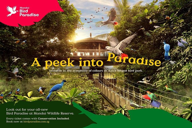 Singapore: Bird Paradise Entry Ticket - Panorail views and getting around the park