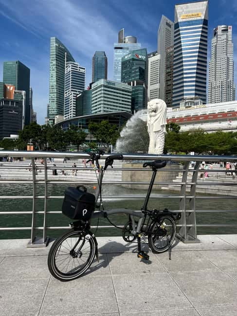 Singapore Brompton Bike Tour from Rail Corridor, with food! - Key points to know before booking
