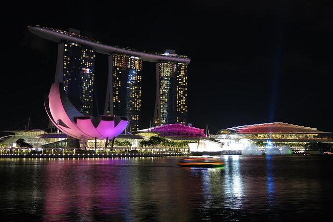 Singapore by Night Top Senic Sightseeing Private Tour - Marina Bay Sands SkyPark after dark