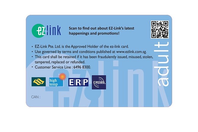 Singapore Ez-link Card (SG Airport Pickup) - The airport pickup drawback
