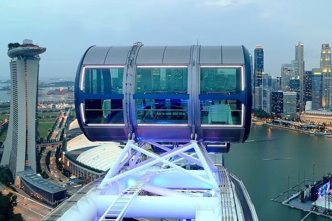 Singapore Flyer Tickets with Time Capsule - Singapore Flyer views from Marina Bay to the skyline