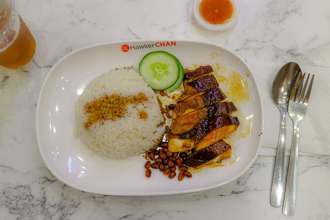 Singapore Foodie Experience Guided Tour with 5 dishes Tasting - Pagoda Street and the smoky sweetness of bakkwa
