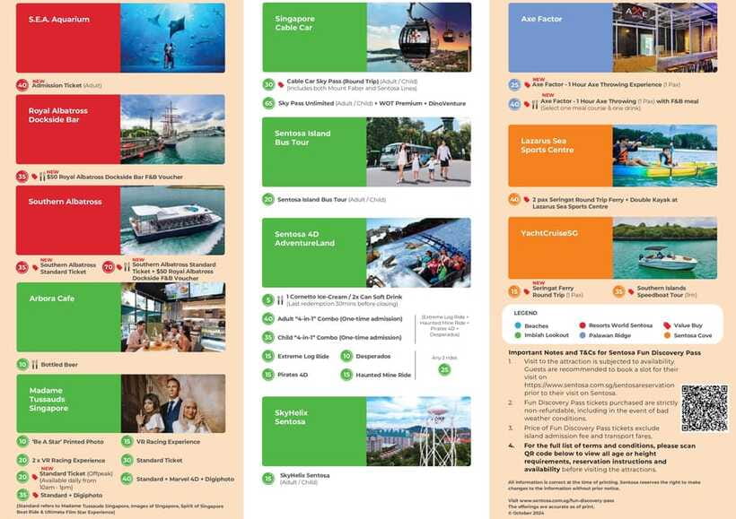 Singapore: Fun Discovery Pass Sentosa - Timing, validity, and the practical fine print