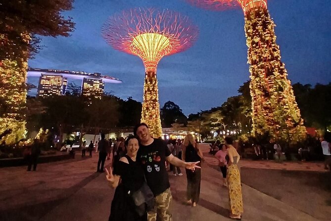 Singapore Guided Night Tour with 2 Light Shows & River Cruise - Garden Rhapsody is the visual high point
