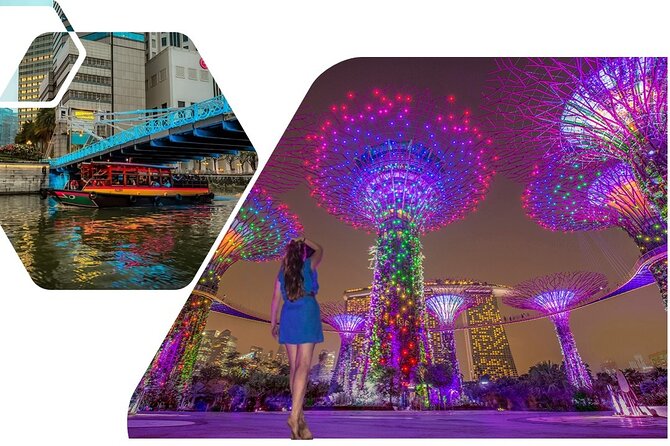 Singapore Guided Night Tour with 2 Light Shows & River Cruise - Clarke Quay begins the evening on the river