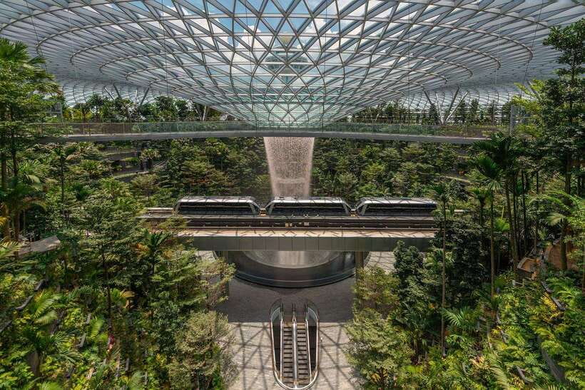 Singapore: Jewel Changi Airport Attraction Ticket - The Rain Vortex and Forest Valley views