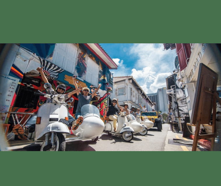 Singapore: Kampong Glam & Civic District Vespa Sidecar Ride - Why a Vespa sidecar works so well in Singapore