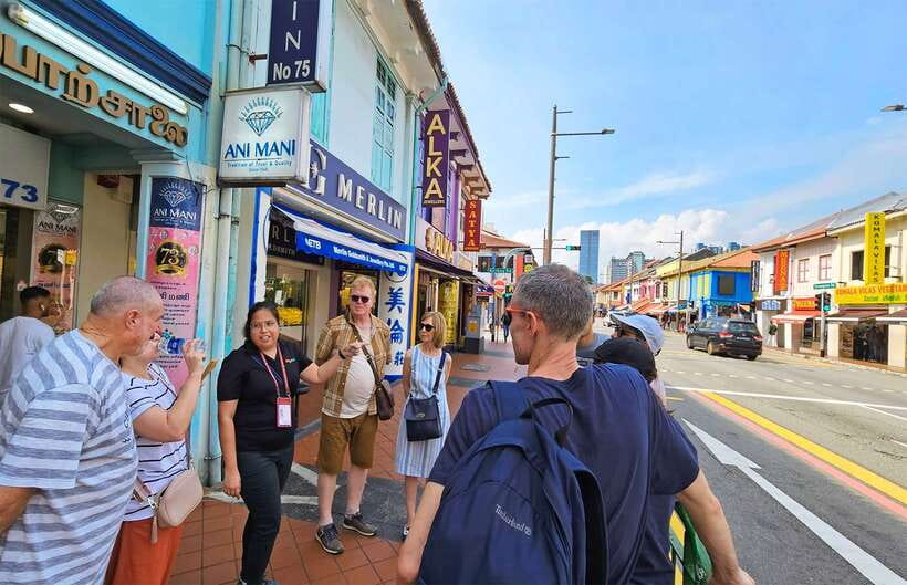 Singapore: Little India Hawker Street Food Tour - Street art and local history keep the walk moving