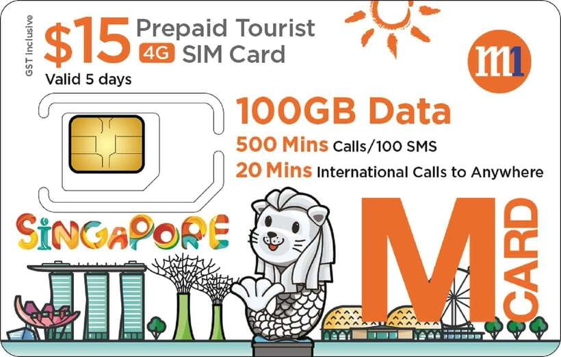 Singapore: M1 Tourist SIM Simcard - What you actually get for the price