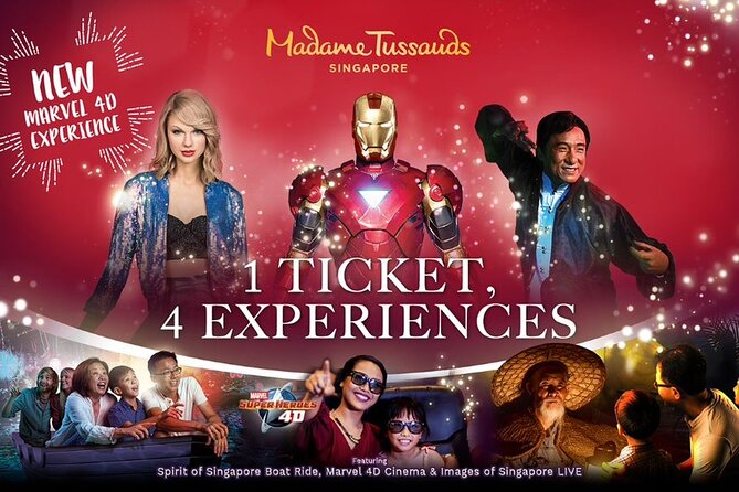 Singapore: Madame Tussauds Sentosa E-Ticket - How long to allow, from one hour to three