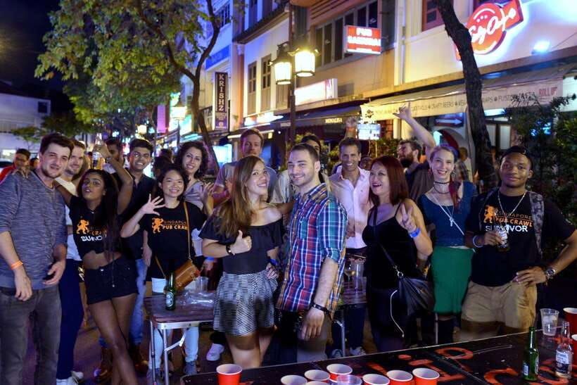 Singapore Pub Crawl - Party like a Local - Three bars with different moods