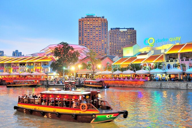 Singapore River Cruise E-Ticket - Daytime or evening: choosing the better departure