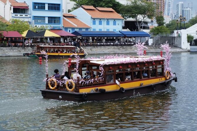 Singapore River Cruise E-Ticket - Clarke Quay Jetty and the traditional bumboat