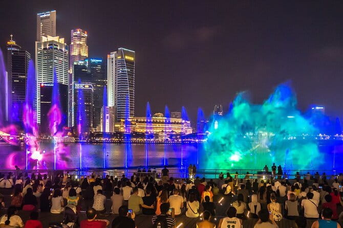 Singapore River Cruise, Light Shows and Twilight Tour - Marina Bay Sands and the Spectra show