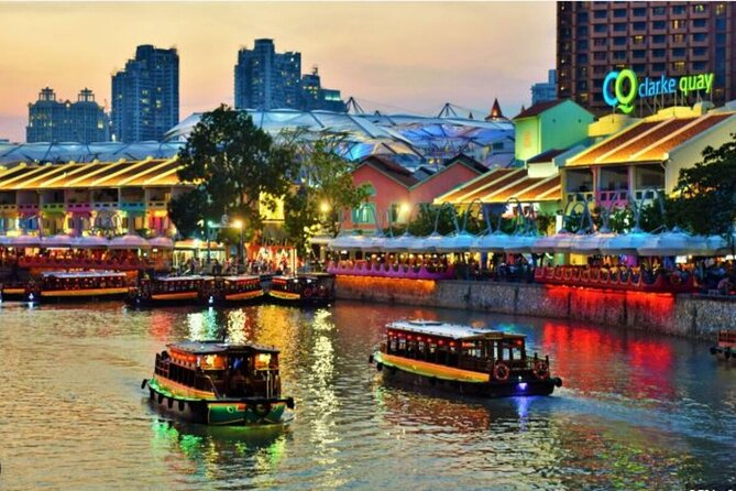 Singapore River Cruise with Spectra & Garden Rhapsody Light Show - Garden Rhapsody beneath the Supertrees
