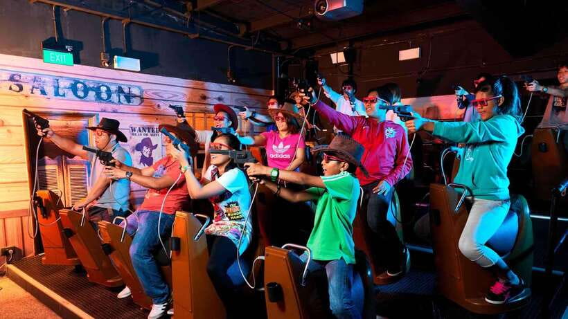 Singapore: Sentosa 4D AdventureLand Entry Ticket - Pick your three rides with care