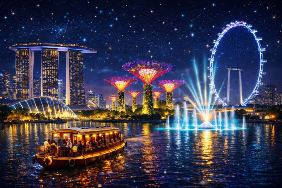 Singapore Starry Night: Cruise, Garden Rhapsody & Spectra - Why Singapore after dark works so well