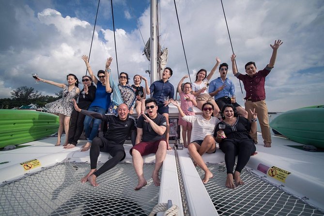 Singapore Sunset and Moring Cruise On A Luxury Catamaran - Cruising the Southern Islands for about 45 minutes