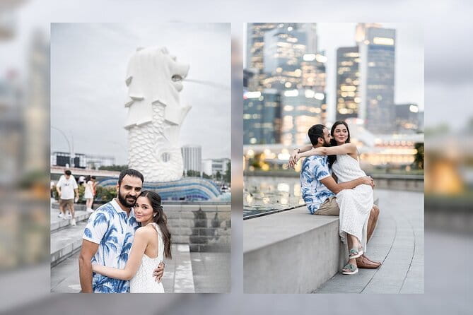 Singapore Vacation Photographer | Photography Tour | Photoshoot - Merlion Park gives you the classic Singapore frame